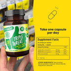 FlavCity Vitamin D3, K2 y Zinc - Triple Amenaza - Apoyo Inmune y Huesos - 30 Cápsulas