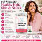Daily 7 Essentials Pack de Vitaminas para Mujeres – Multivitamínico Diario Completo