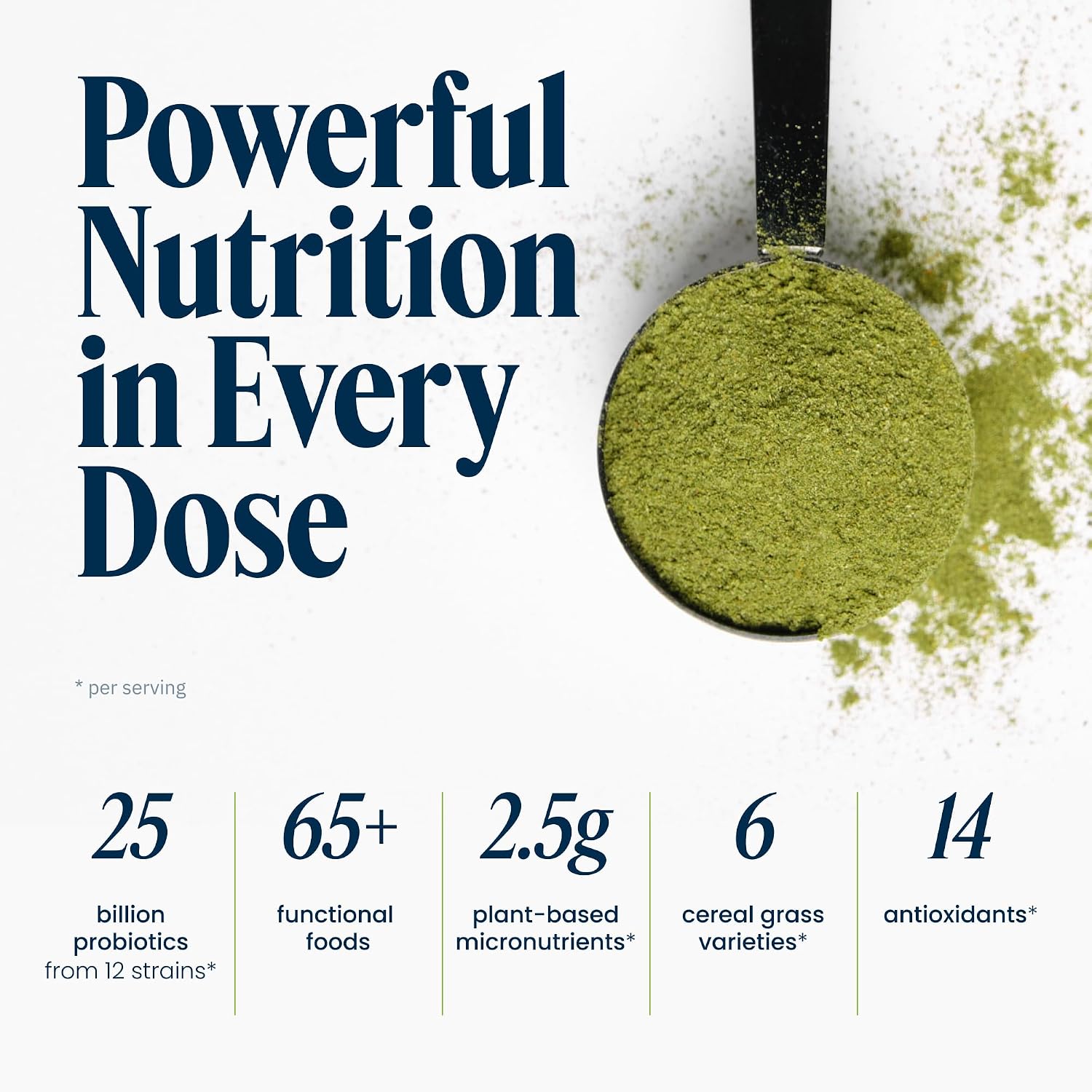 Green Vibrance, Superfoods en Polvo con 70+ Superalimentos y 25 Mil Millones de Probióticos, Arándano Limón, 25 Raciones