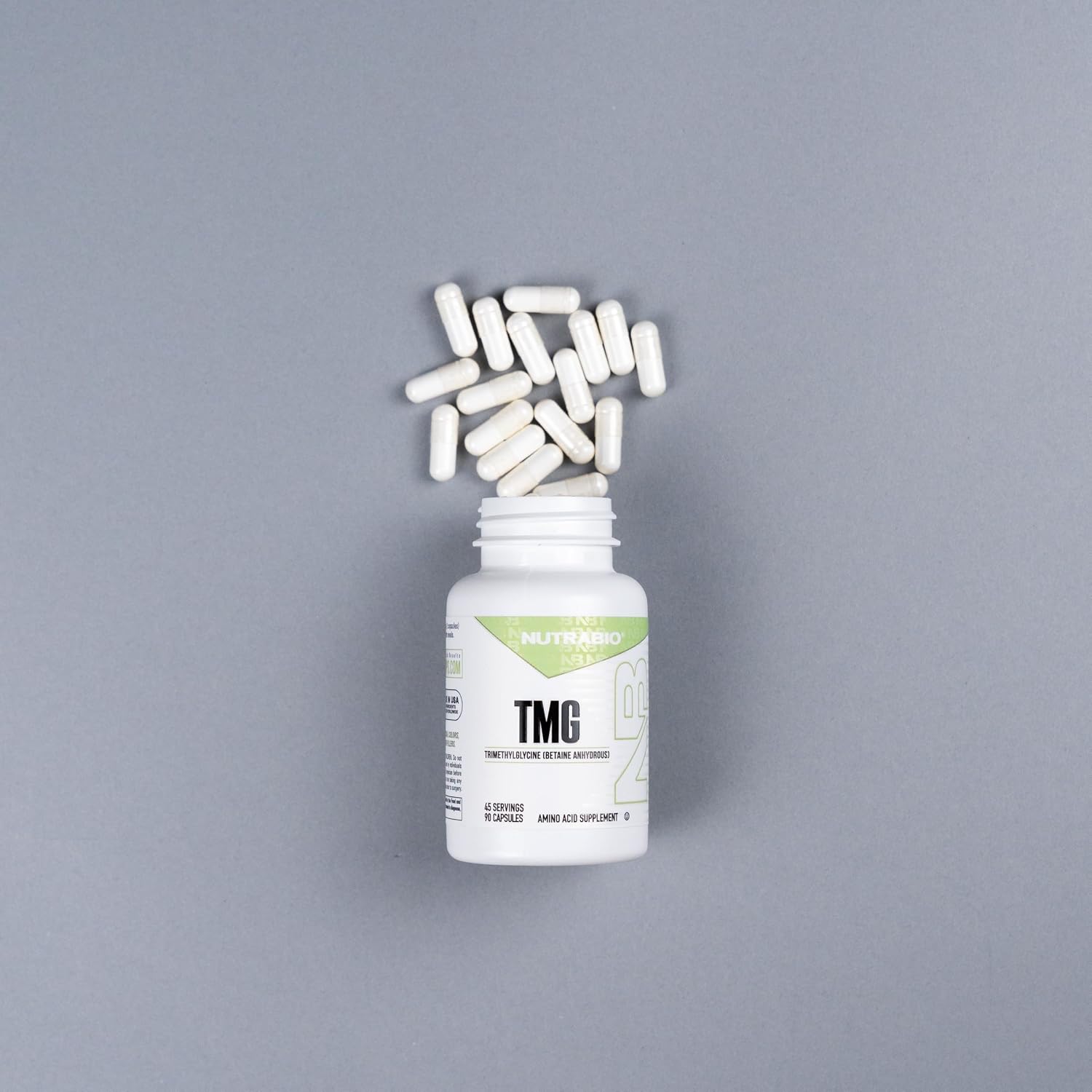 NutraBio TMG Betaína Anhidra 500mg - Cápsulas