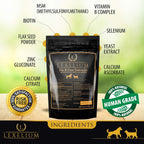 Lexelium Suplemento para la Piel y el Pelo de Perros y Gatos - Fórmula en Polvo Natural 200g