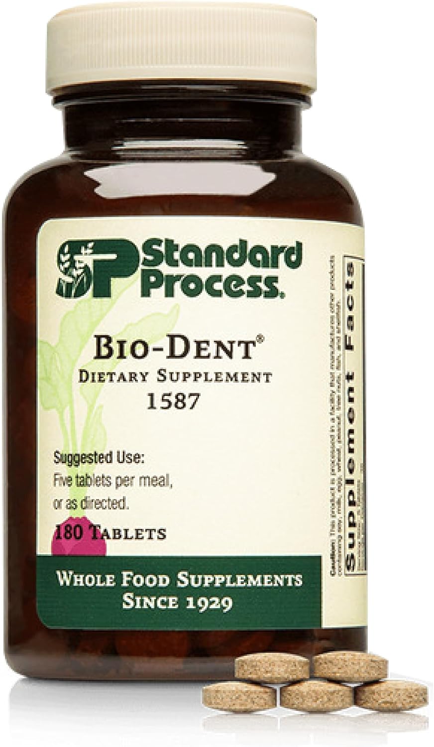 Bio-Dent de Standard Process - Suplemento para huesos, músculos y metabolismo - 180 comprimidos