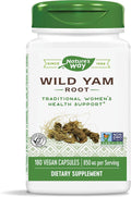 Nature's Way, Ñame Silvestre - 180 Cápsulas Vegetales