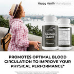 Blood Flow Jungle Giant Pro Plus - Suplemento Vasodilatador para Hombres