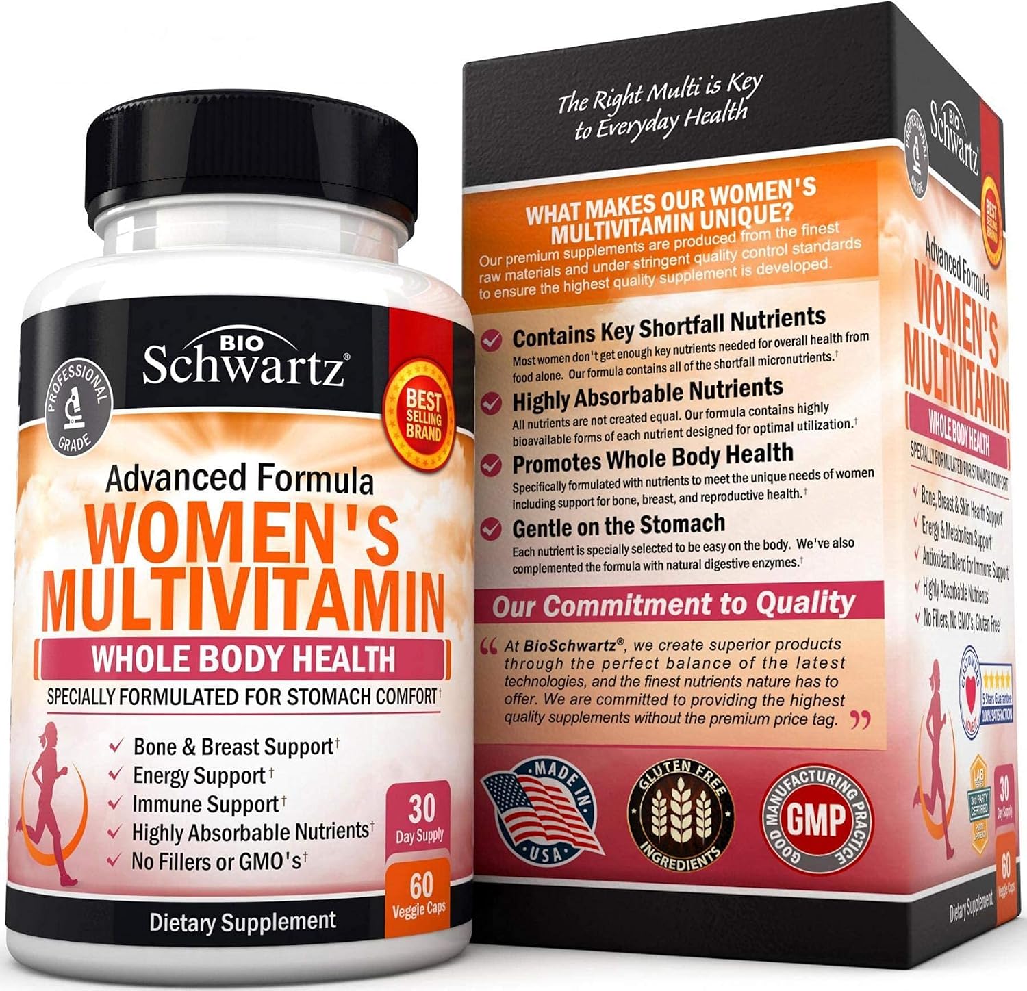 Multivitamínico para Mujeres con Vitamina D3 - BioSchwartz