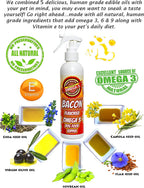 Bacon Spray 2 Botellas – Sabor Natural con Omega 3 para Perros