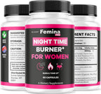 FeminaPro Nighttime Advanced Formula - Suplemento Nocturno para Mujer, 60 Cápsulas