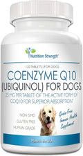 Nutrition Strength Coenzima Q10 para Perros - Ubiquinol, 120 Comprimidos Masticables