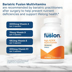 Bariatric Fusion High ADEK Multivitamínico con Hierro - 270 Cápsulas