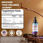 Vitamatic Vitamina B12 Líquida 5000 mcg Metilcobalamina, Sabor Natural a Bayas, Pack de 2