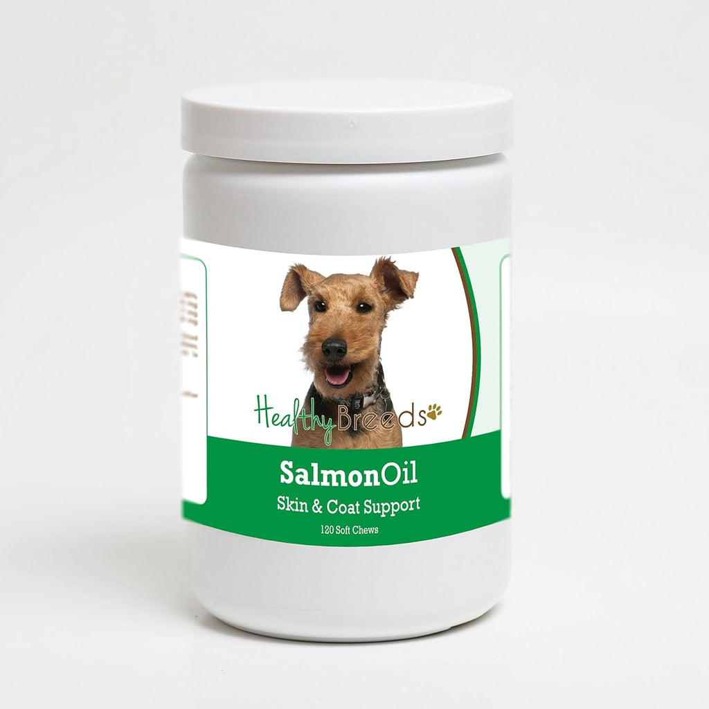 Healthy Breeds Welsh Terrier Aceite de Salmón Golosinas Blandas 120 Unidades