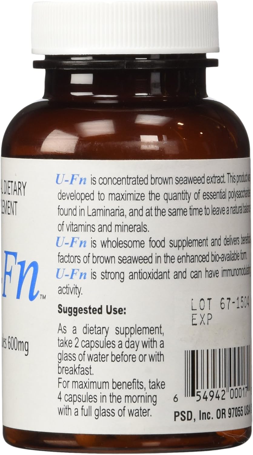 U-Fn U-Fucoidan Extract, 60 cápsulas de 600 mg
