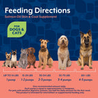 Aceite de Salmón NaturVet para Perros y Gatos – Omega 3, 6 y 9 – 258 ml