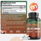EarthNutri UC-II Colágeno y MSM - Complemento Articular, 60 Cápsulas