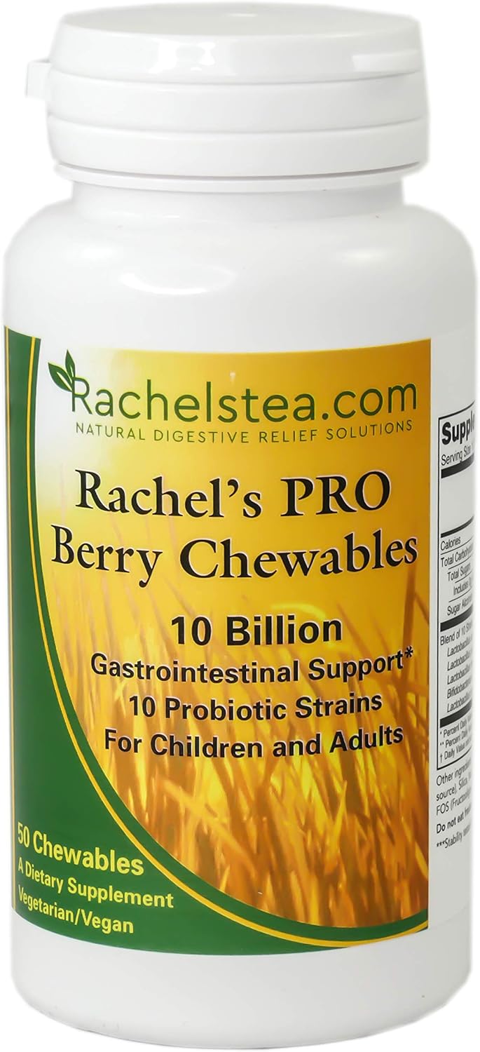 Rachel's Pro Berry Chewables Probiótico Masticable 10 Cepas - 50 Comprimidos