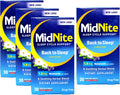 MidNite Melatonina Baja Dosis 1.5 mg con Mezcla Herbal – 30 Comprimidos de Fusión Rápida (Pack de 4)