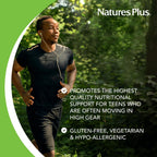 NaturesPlus Source of Life Sin Hierro - 180 Comprimidos - Multivitamínico y Mineral con Vitamina D3