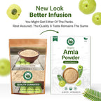 Ayushka Organic Amla Powder (Amalaki) 500g - USDA Organic Indian Gooseberry Powder