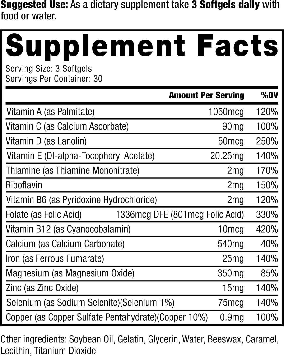 Multivitamínicos para el Intestino: Apoyo Nutricional para IBD - Cápsulas Blandas (30 Días)