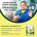 Vegs Graviola Soursop Leaf Powder - Polvo de Hojas de Graviola Orgánico, 8 oz (227 g)
