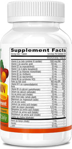 Deva Vegan Multivitamin & Mineral Supplement - Once Daily Formula with Greens - Vitamins A, C, D, E, B Complex - 90 Coated Tablets