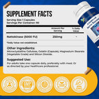 Nature's Nectar Nattokinasa Orgánica 250mg - Doble Concentración 5000 FU - Apoya la Salud Cardiovascular y Circulación Sanguínea - 90 Cápsulas