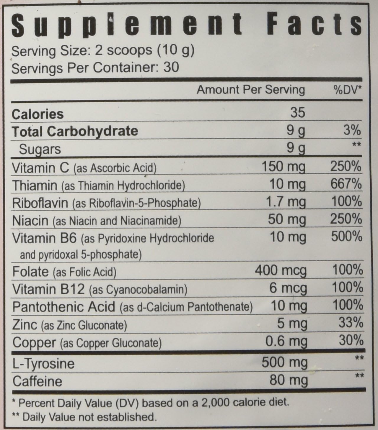 Get-Go-N Plus - Complejo B con Cafeína para Energía Todo el Día (300g)