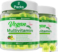 NEVISS (2 Pack) Multivitamínico Vegano para Mujeres y Hombres con Metil B12, D3 K2, Omega 3 Vegetal, Hierro, Colina, Zinc - Gominolas Sin Azúcar
