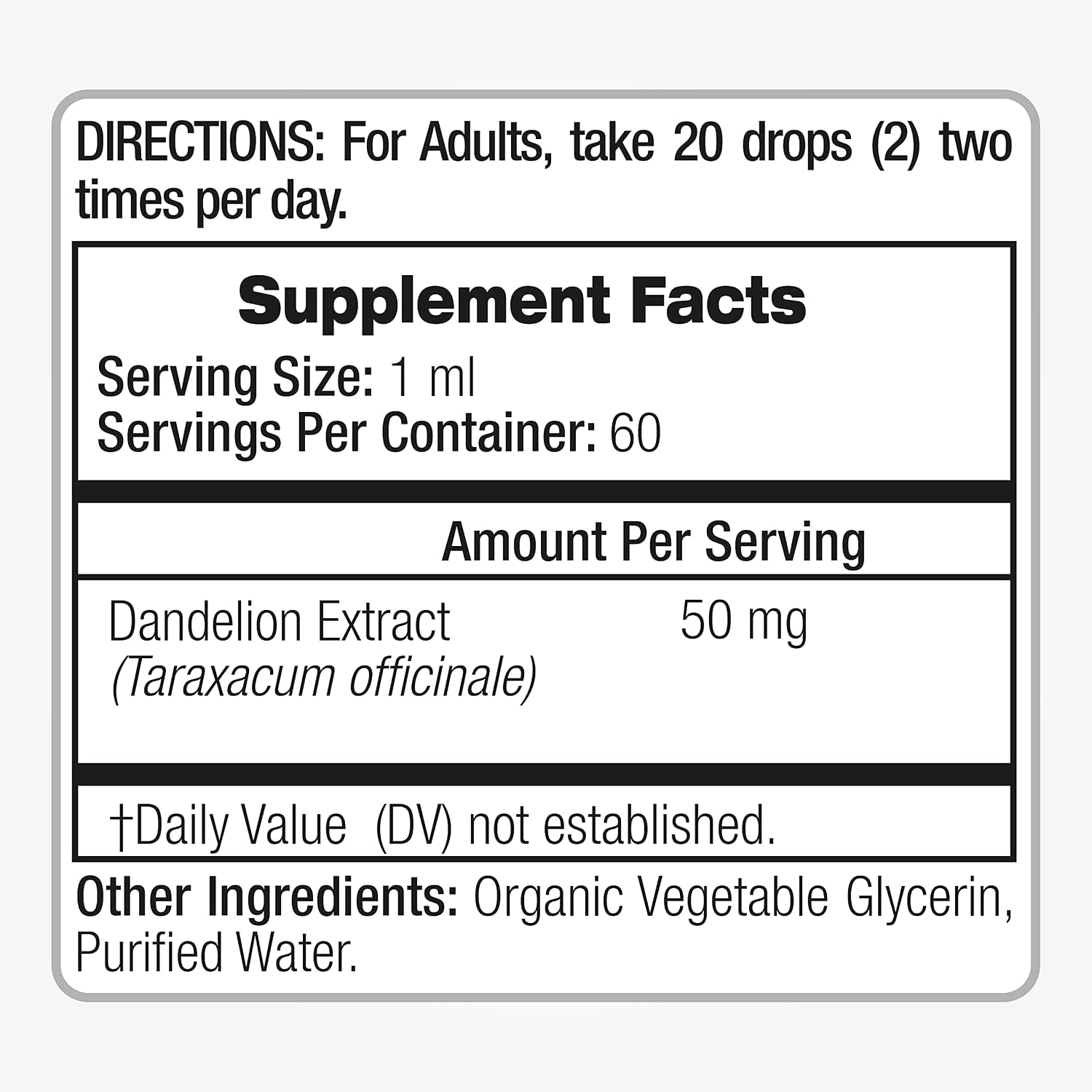 Fito Medic's Dandelion Tincture - Tintura Vegana de Diente de León Sin Alcohol