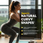Amalth Aguaje Curves Cápsulas para Mujer 1000 mg - Extracto de Aguaje de Perú - 120 Cápsulas - Suplemento Natural No-GMO