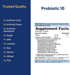 Puritan's Pride Probiotic 10 con Vitamina D, 60 Cápsulas