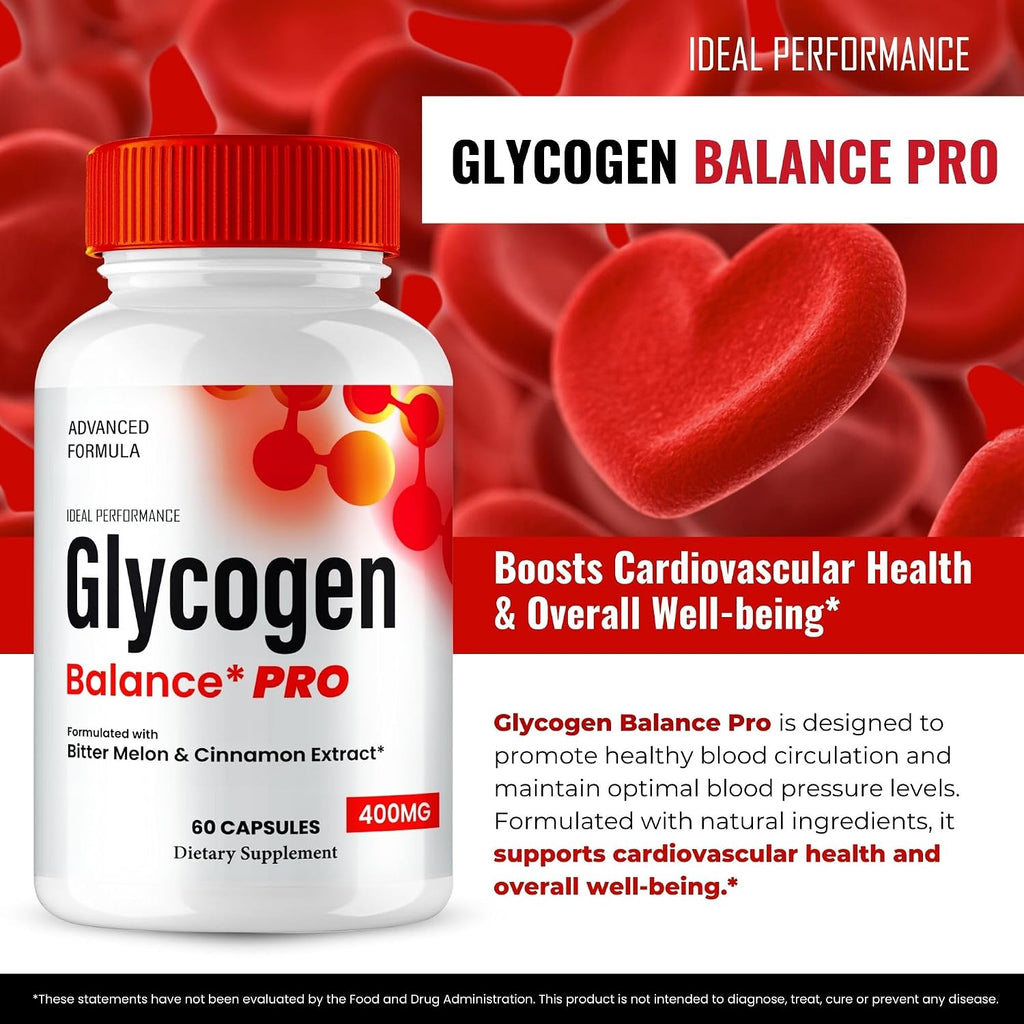 Glycogen Balance Pro Advanced Blood Formula Capsules - 60 Cápsulas
