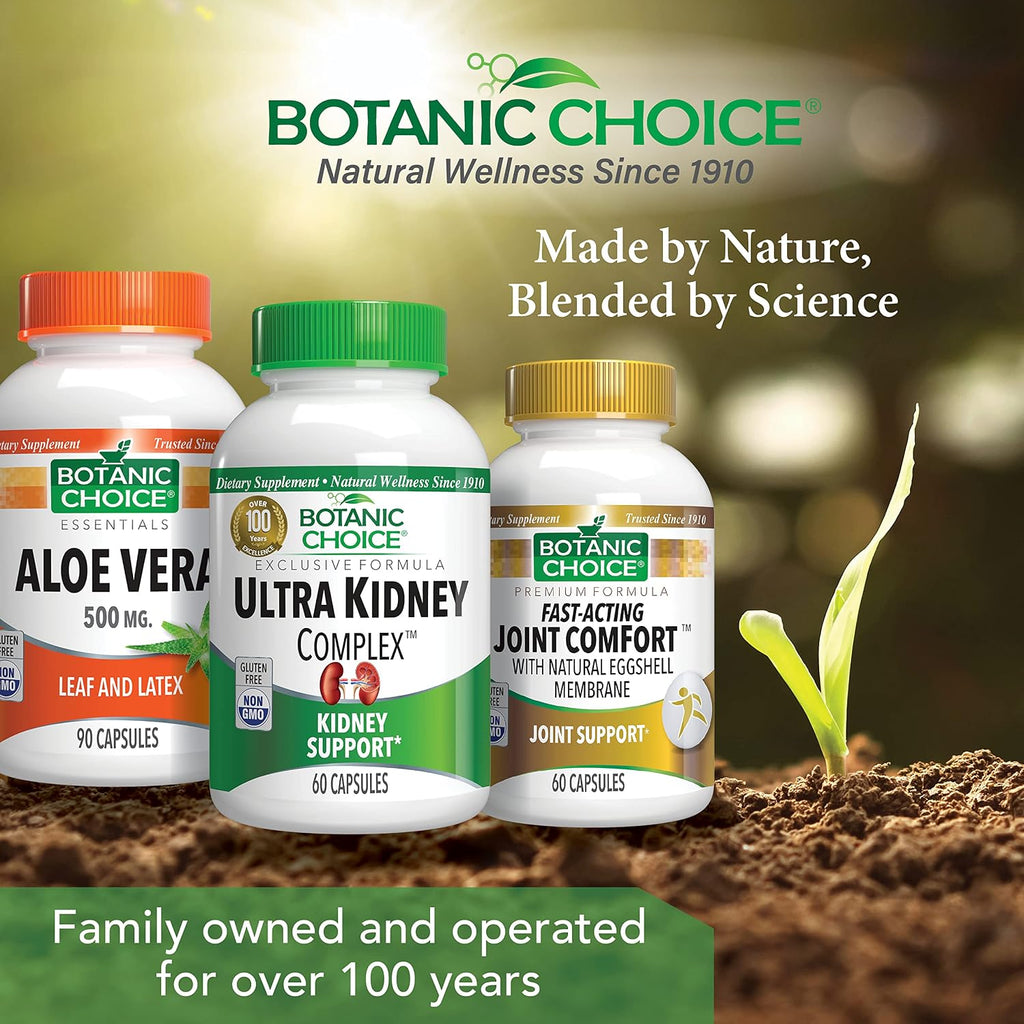 Botanic Choice Ultra Kidney Complex – Apoyo Renal con Cardo Mariano y Té Verde, 60 Cápsulas