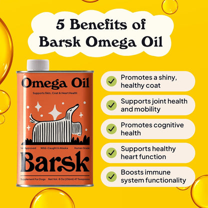 Barsk Aceite de Salmón Salvaje de Alaska para Perros y Gatos - Rico en Omega 3 EPA y DHA – Image 2