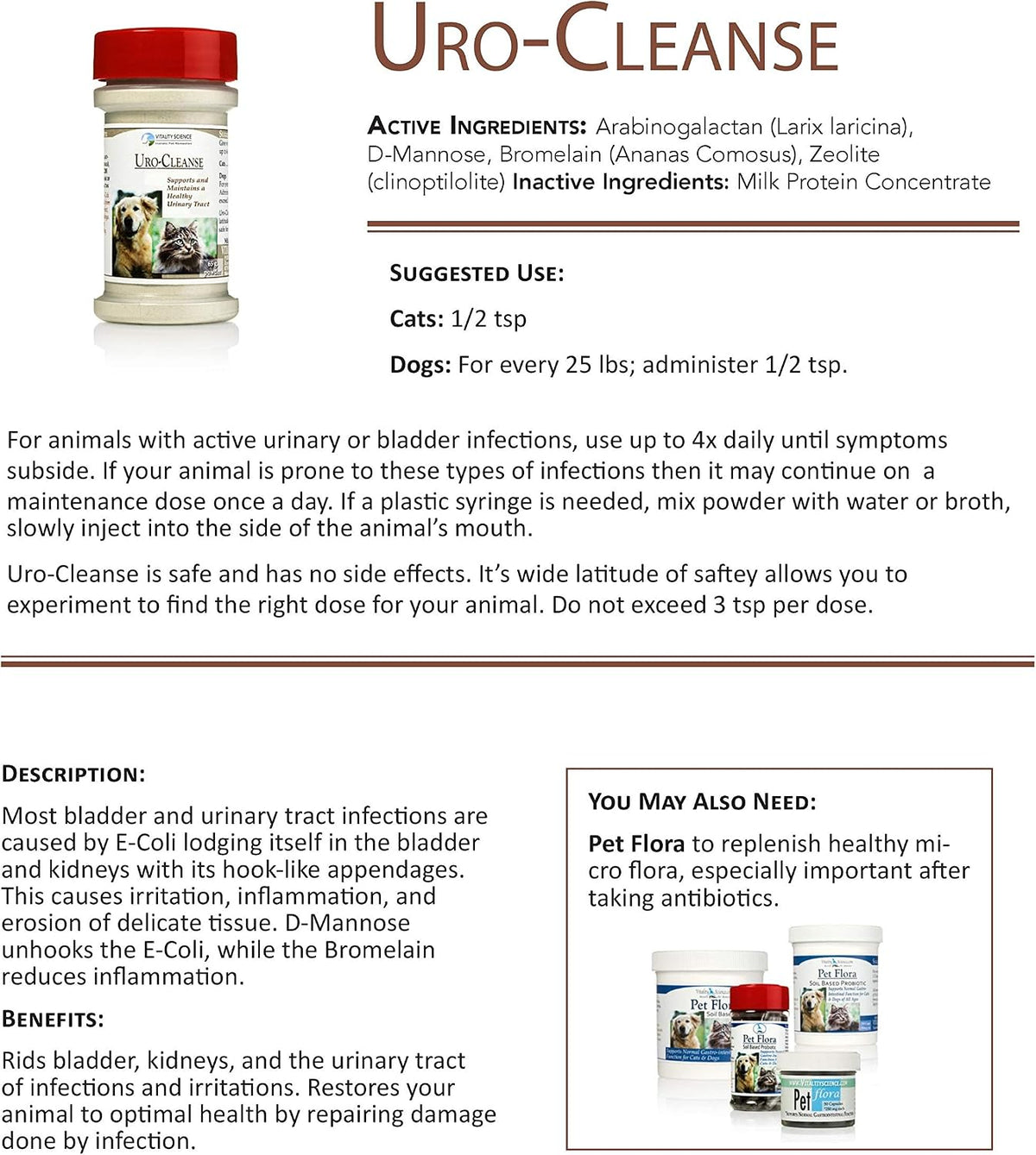 URO-Cleanse para Perros - Salud y Control de – Promover la salud y el control de la vejiga, lo que puede ser útil – Image 6