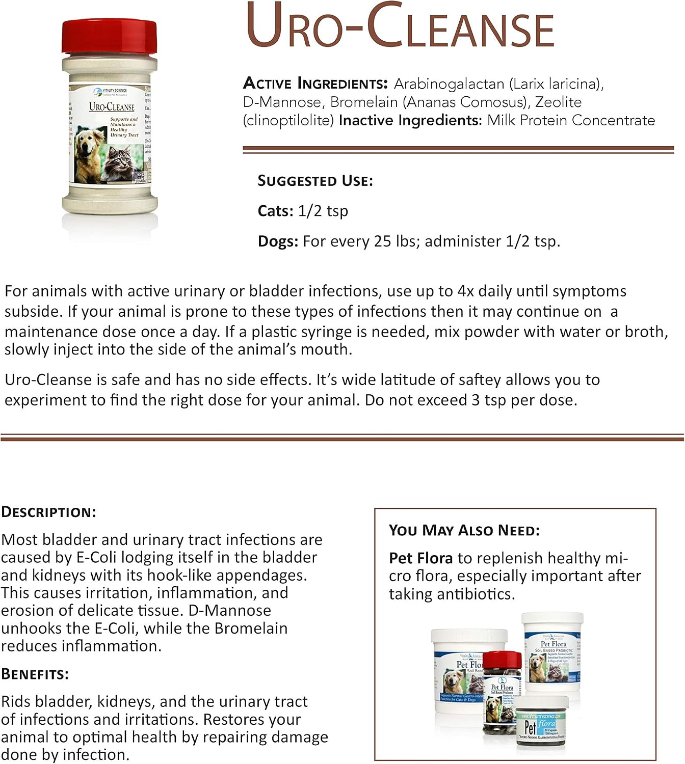 URO-Cleanse para Perros - Salud y Control de la Vejiga