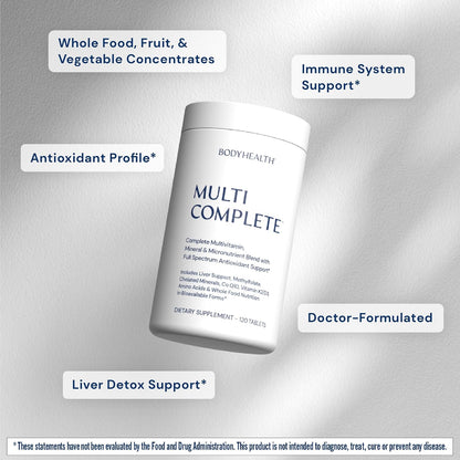 BodyHealth Multi Complete (120 Cápsulas) - – Ingredientes limpios: Sin aditivos artificiales, sin gluten, sin – Image 5