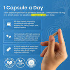 L-Methylfolate 15 mg | 90 Cápsulas | Metilfolato Activo 5-MTHF