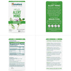 Himalaya Hello Alert Mind - Suplemento para Energía y Enfoque con L-Teanina, Ashwagandha, Bacopa, Vitamina B6 y B12 - 60 Cápsulas Veganas