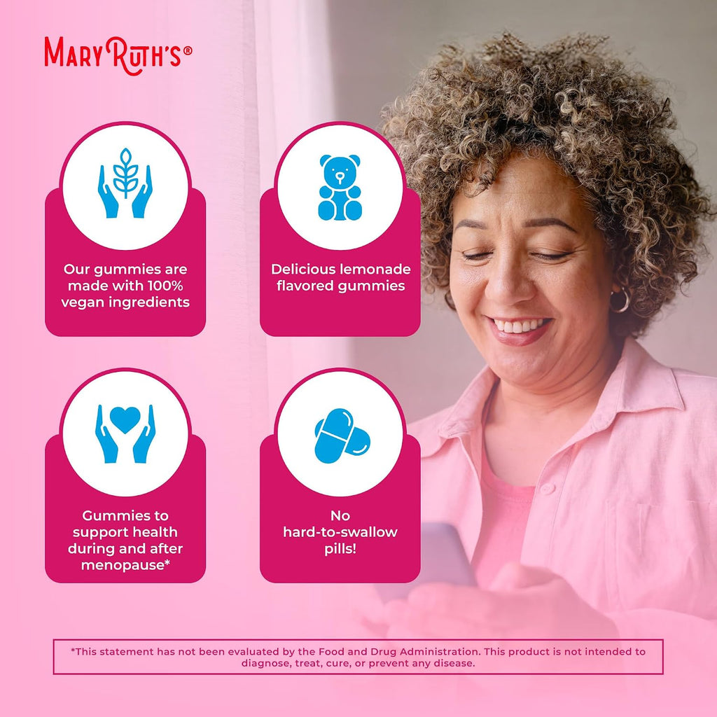 MaryRuth's Multivitamínico para Mujeres 40+ | Gominolas Veganas sin Azúcar con Chasteberry | 60 Unidades