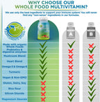 Multivitamínico Vegano Diario Sin Hierro | Metilado para Mujeres y Hombres | 90 Cápsulas
