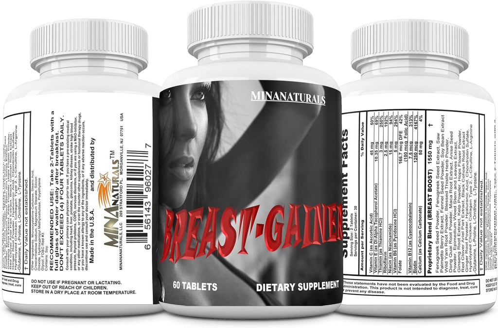Breast Gainer Mujeres – 60 Comprimidos