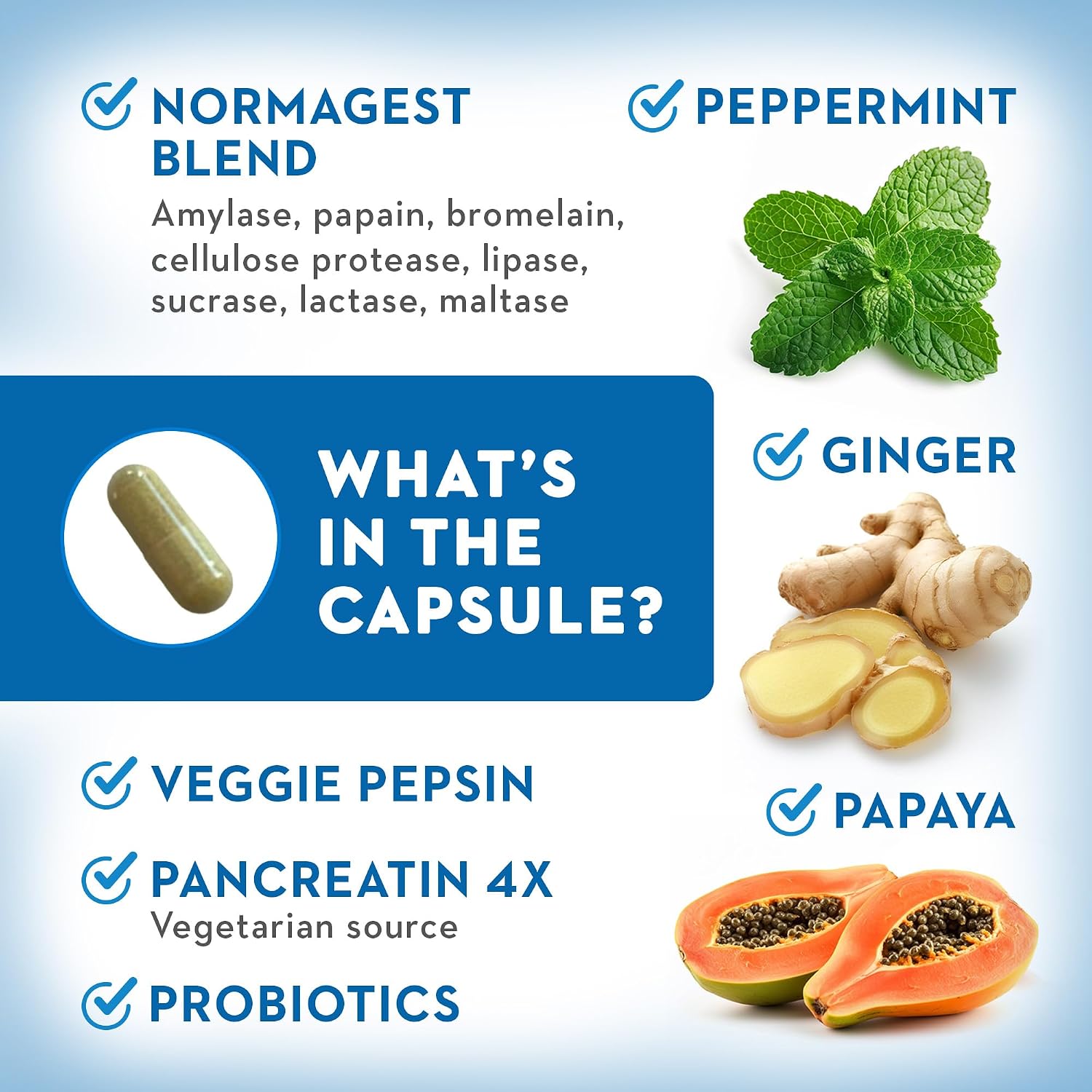 Vitaminerals 61 Normagest - Fórmula Digestiva, 60 Cápsulas Vegetales