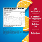 Emergen-C Immune+ Vitamina C y D Masticables Sabor Naranja, 42 uds