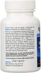 NuMedica Methyl B12 Rx 60 Pastillas Sublinguales