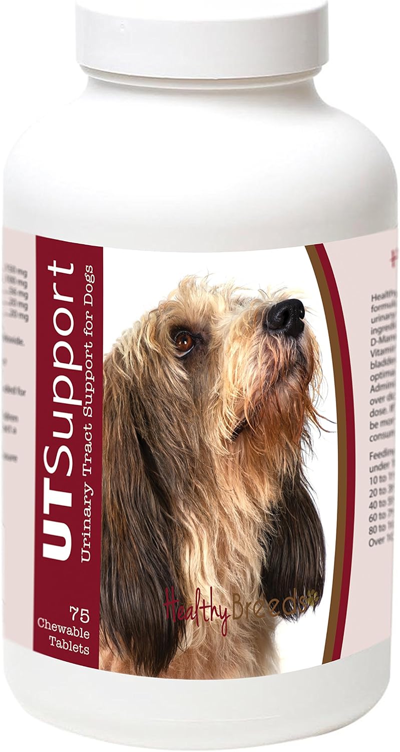 Healthy Breeds Masticables de Arándano para Perros Petits Bassets Griffons Vendeen - Apoyo Urinario - 75 uds.