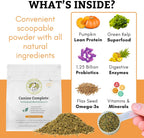 Canine Complete - Multivitamínico en polvo para perros - 907 g - Vitaminas y suplementos diarios para comida casera - Salud e inmunidad - Todas las razas - 90 dosis