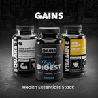 Gains in Bulk Elevated Nootropic Herbal Energy Suplemento Energético y de Enfoque, 60 Cápsulas