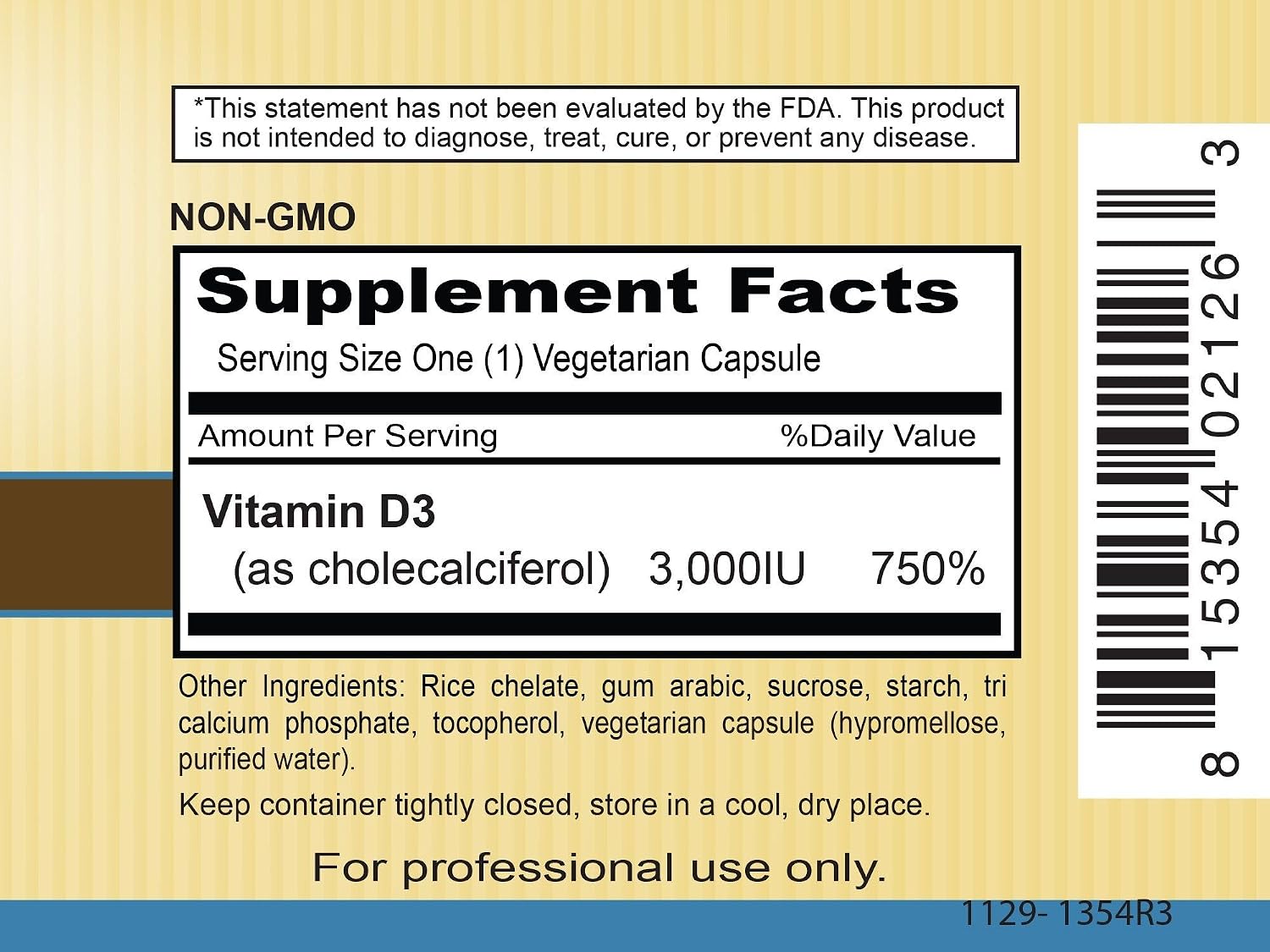 Priority One Vitamins Sun D3 3000 UI - 90 Cápsulas Vegetarianas