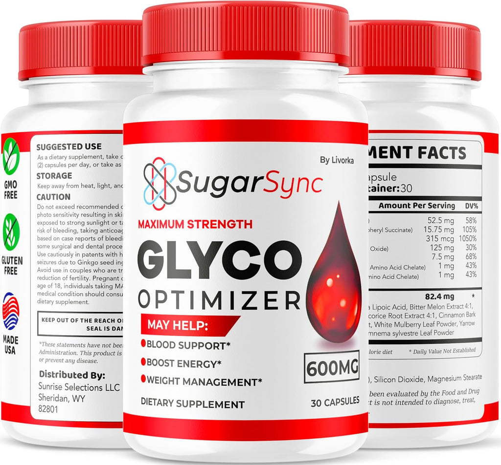 (3 Pack) Sugar Sync Glyco Optimizer – 90 Cápsulas